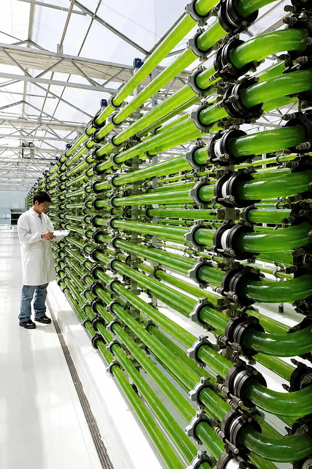 Biotech laboratory monitoring automated nutrient feeds