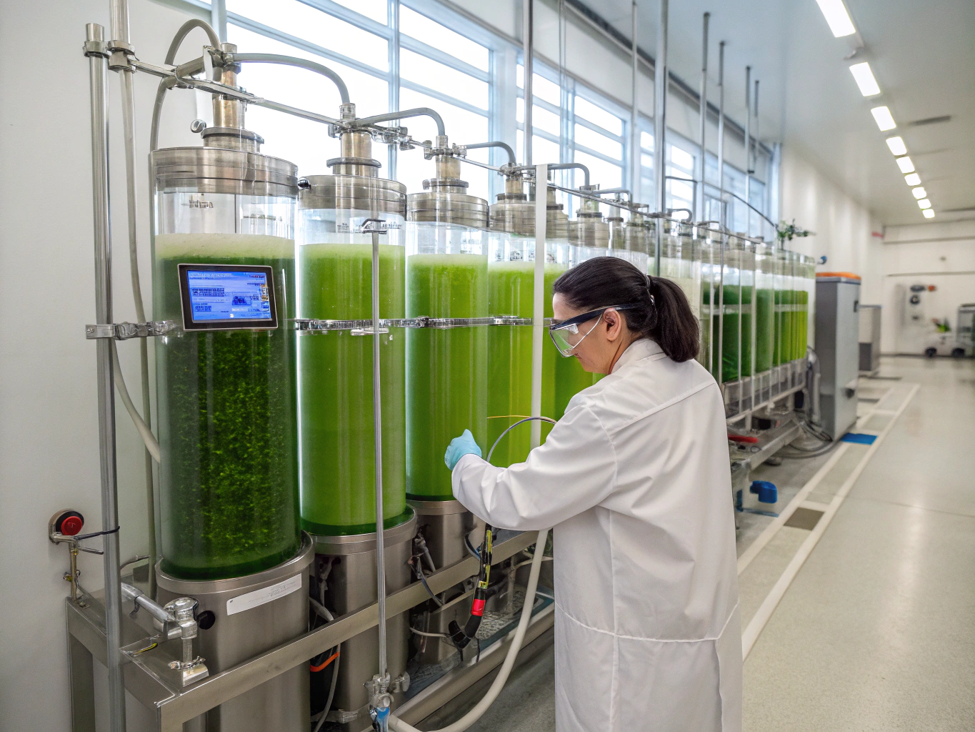 Microalgae and live feed production bioreactors